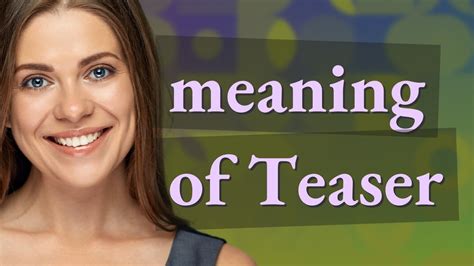 teaser meaning.